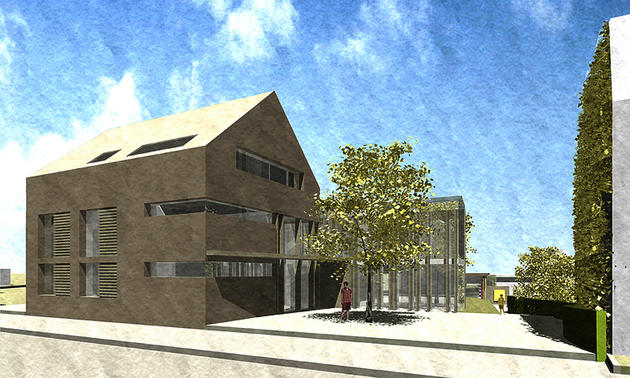 1-805 Vorplatz Hauptgebäude 